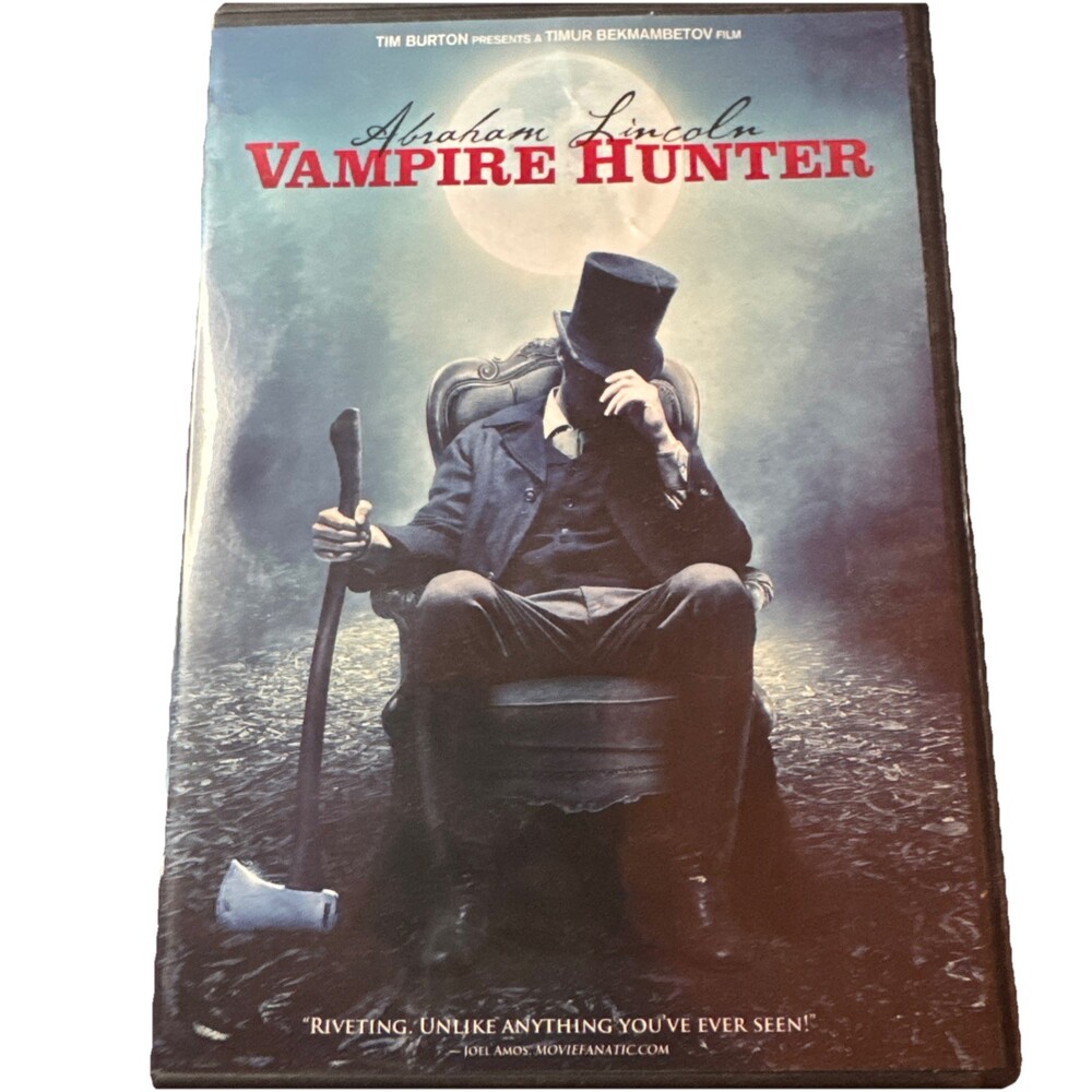 Abraham Lincoln: Vampire Hunter (2012) Widescreen DVD Movie Good Benjamin Walker